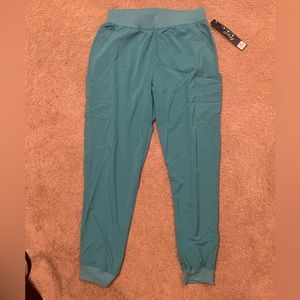 Teal jogger scrub pants from Uniform Advantage